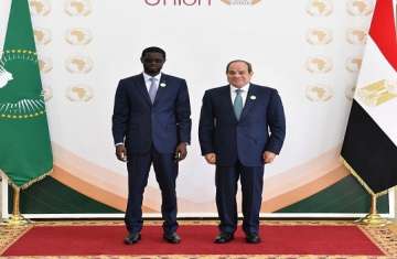 الرئيس المصري ونظيره السنغالي