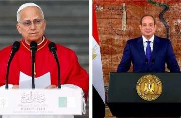 الرئيس السيسي والبابا ليو الرابع عشر
