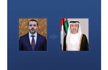 وزيرا خارجية الإمارات وسوريا