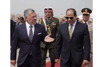 الرئيس السيسي والملك عبدالله