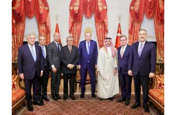 لقاء وزراء الخارجية مع أردوغان
