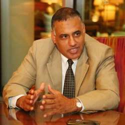 المستشار  محمد جمعة فزيع رئيس لجنة حقوق الانسان العربية