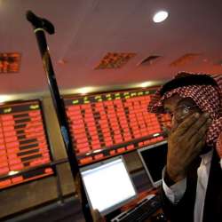 انخفاض الأسهم السعودية 