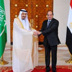  الملك سلمان بن عبد العزيز والرئيس السيسى