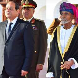 الرئيس السيسى والسلطان قابوس