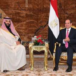 السيسي يستقبل الأمير محمد بن سلمان 