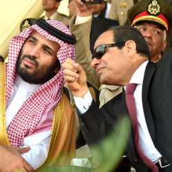 السيسي وولي العهد السعودي 