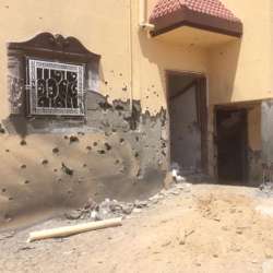إصابة سعودي جراء سقوط مقذوف عسكري من الأراضي اليمنية على نجران