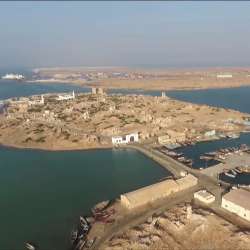 ميناء سواكن في البحر الأحمر 
