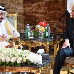 الرئيس المصري عبد الفتاح السيسي والعاهل السعودي الملك سلمان بن عبد العزيز