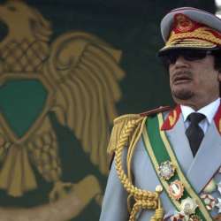 الزعيم الليبي الراحل معمر القذافي
