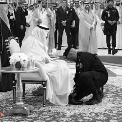 اللواء عبدالعزيز الفغم مع الملك سلمان
