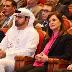 الدكتورة هالة السعيد ومحمد القرقاوي