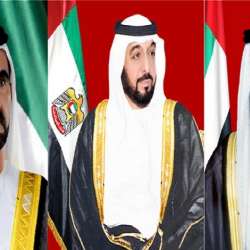 رئيس دولة الإمارات ونائبه ومحمد بن زايد