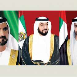 رئيس الدولة ونائبه ومحمد بن زايد