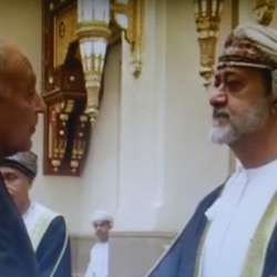 احمد ابو الغيط  وسلطان عُمان 