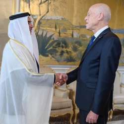 الرئيس التونسي ووزير الداخلية
