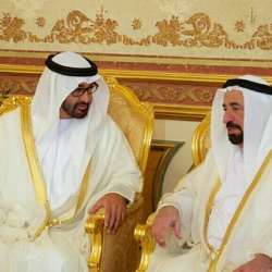 محمد بن زايد وحاكم الشارقة - أرشيفية
