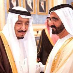 محمد بن راشد وسلمان بن عبدالعزيز