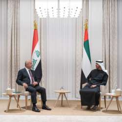 محمد بن زايد وبرهم صالح