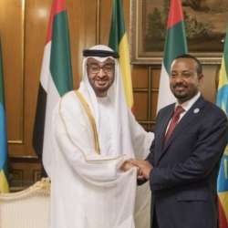 محمد بن زايد وآبي أحمد
