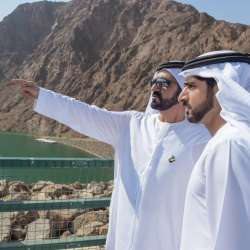 محمد بن راشد وولي عهد دبي