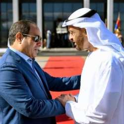 محمد بن زايد والسيسي