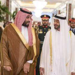 محمد بن زايد ومحمد بن سلمان