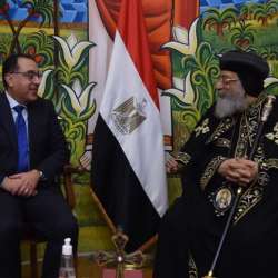 البابا تواضروس ومصطفى مدبولي