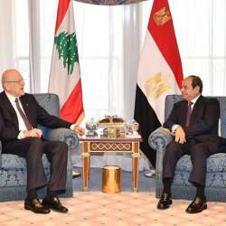 السيسي وميقاتي