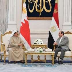 السيسي والملك حمد