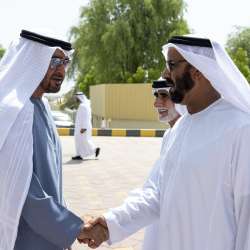 رئيس الدولة يعزي عبد الله بن مهير