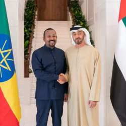 محمد بن زايد وآبي أحمد
