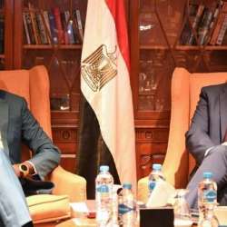 وزيرا الري بمصر وجنوب السودان