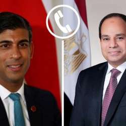 السيسي و  رئيس الوزراء البريطاني