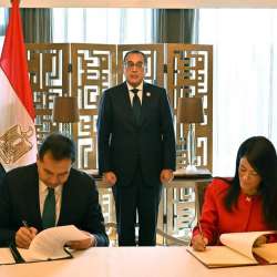 توقيع المذكرة بين مصر والصين
