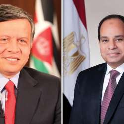 السيسي و العاهل الأردني