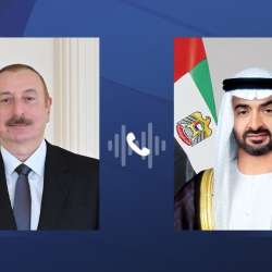 رئيس الإمارات ونظيره الأذربيجاني