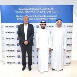 Hamriyah Freezone Authority, Amazon UAE sign Lease Agreement for new logistics centre