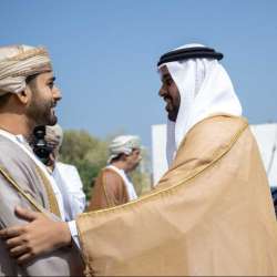 Theyab bin Mohamed meets Theyazin bin Haitham in Muscat