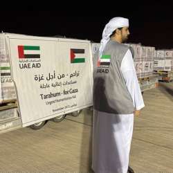 الإمارات ترسل 25 طنا من المساعدات الإغاثية العاجلة للأشقاء الفلسطينيين في قطاع غزة 