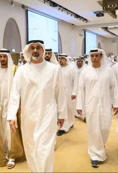 Crown Prince of Abu Dhabi attends Al Mazrouei and Al Qemzi weddings