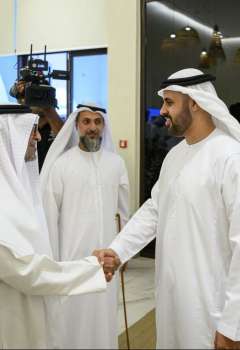 Theyab bin Mohamed bin Zayed attends Al Mazrouei and Al Qemzi weddings