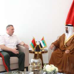 Mohammed bin Ahmed Al Bowardi and Belarusian Defence Minister