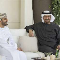 رئيس الإمارات وذي يزن بن هيثم