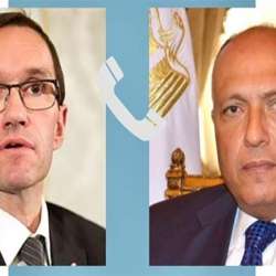 وزيرا الخارجية المصري والنرويجي