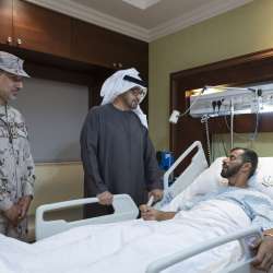 رئيس الإمارات يزور محمد سالم