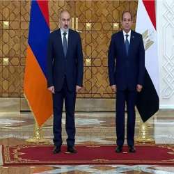 الرئيس السيسي ورئيس وزراء أرمينيا