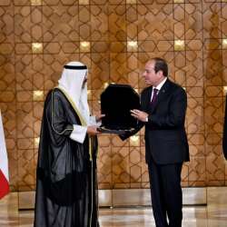 السيسي وأمير الكويت