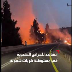 حرائق المستوطنات